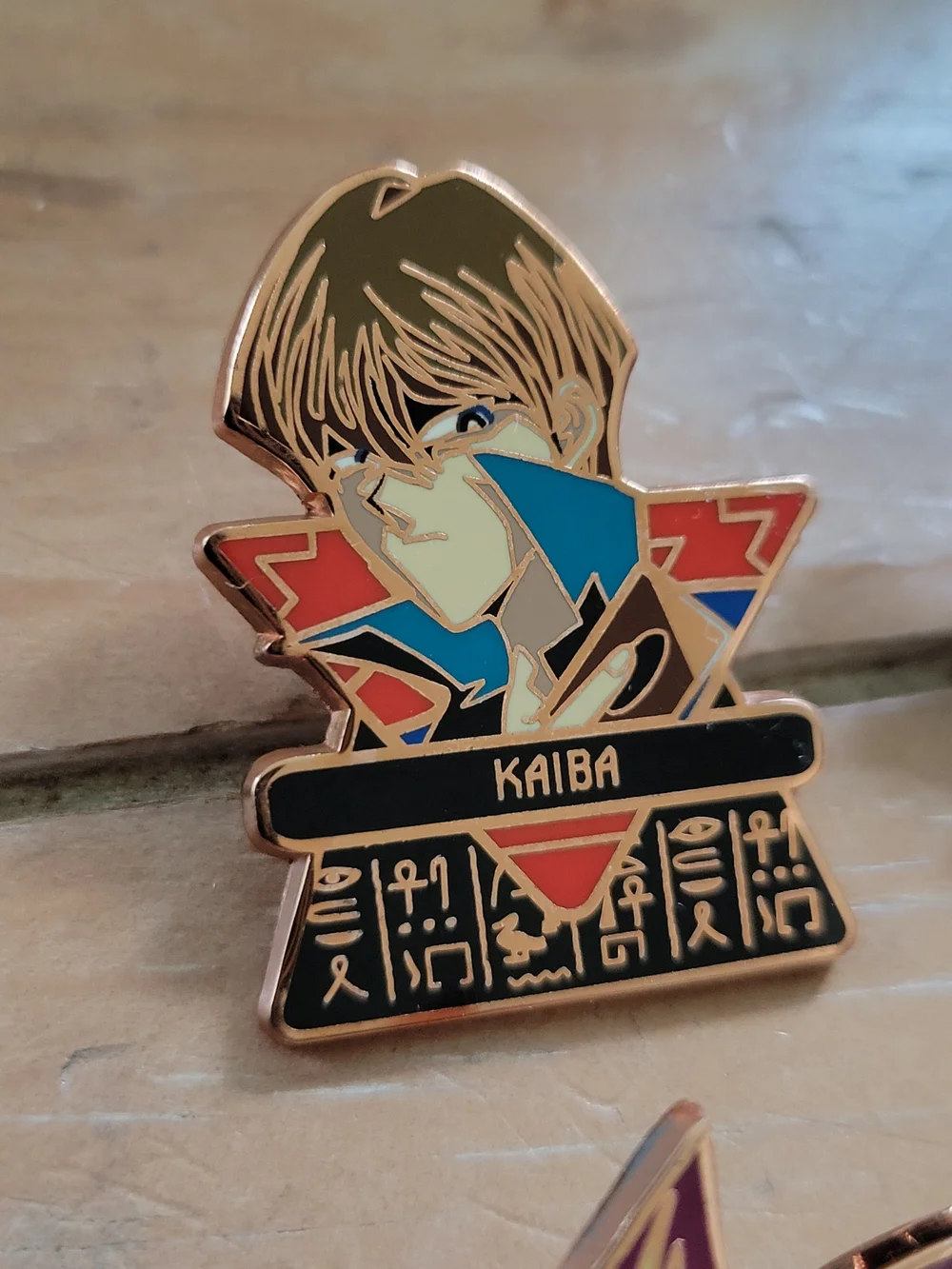 Set Of 8 2003 Yu-Gi-Oh! Lapel Pins + 2003 1st Ediion Keychain With Lanyard